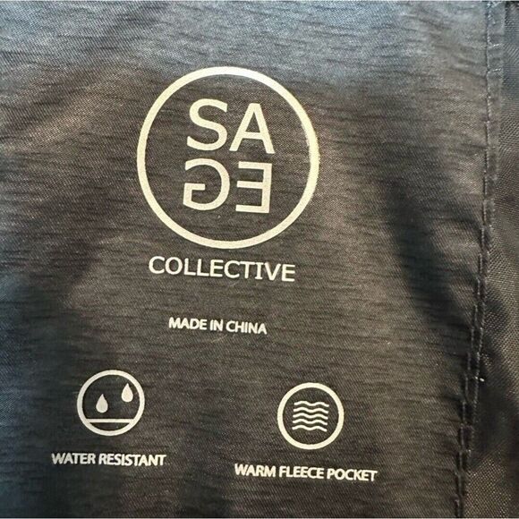 NWT SAGE Collective Youth Girls Faux Fur Hooded Puffer Jacket Coat Black Size L - Picture 9 of 10